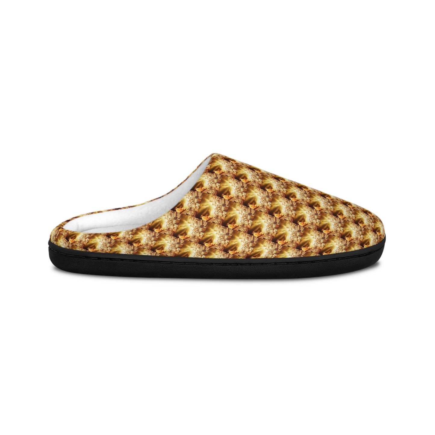 AImagination Collection Women's Indoor Slippers - "The Golden Kingdom" - The God Ball Originals by Chris Rabalais (2024)