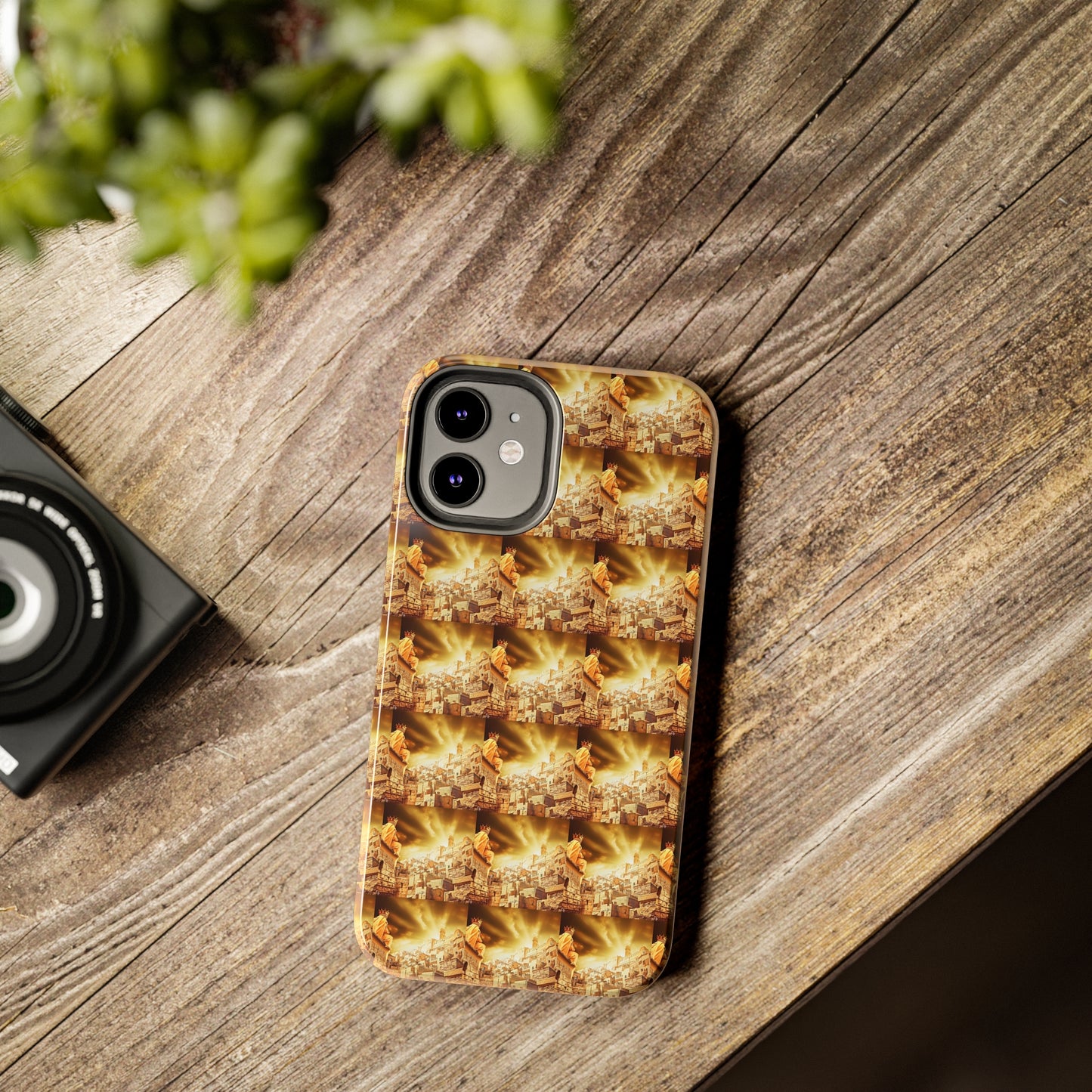 AImagination Collection Apple iPhone Tough Case - "The Golden Kingdom" - The God Ball Originals by Chris Rabalais