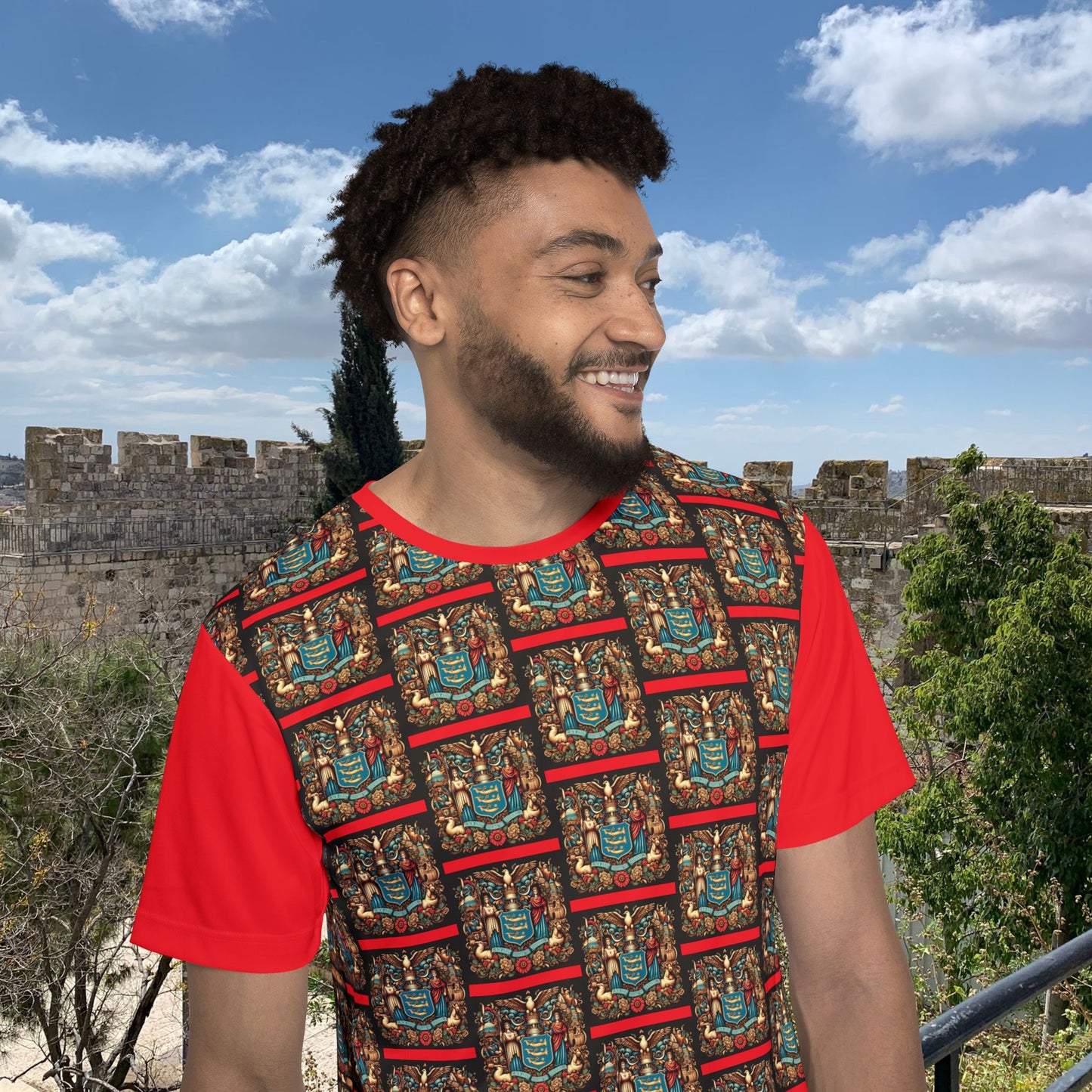 New Jersey Vintage Christian Crusader - Premium Sports Jersey - USA - 100% Charity Benefit - The God Vote Collection by Chris Rabalais