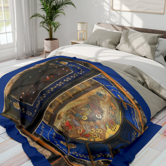 Holy Land Origins Arctic Fleece Blanket - Church of the Nativity at Bethlehem - The God Ball Originals by Chris Rabalais (2024)