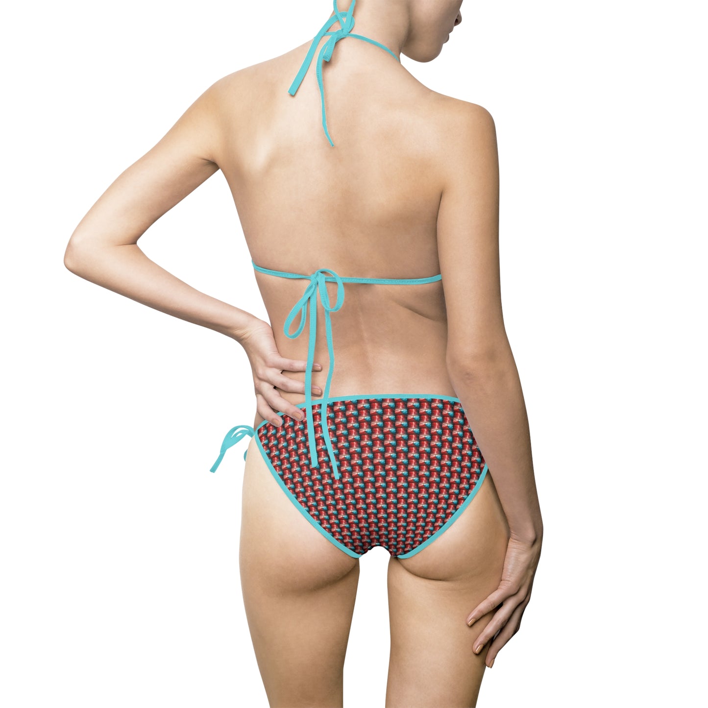 AImagination Collection Women's Bikini Swimsuit - "Standing in the Gap" - The God Ball Originals by Chris Rabalais (2024)