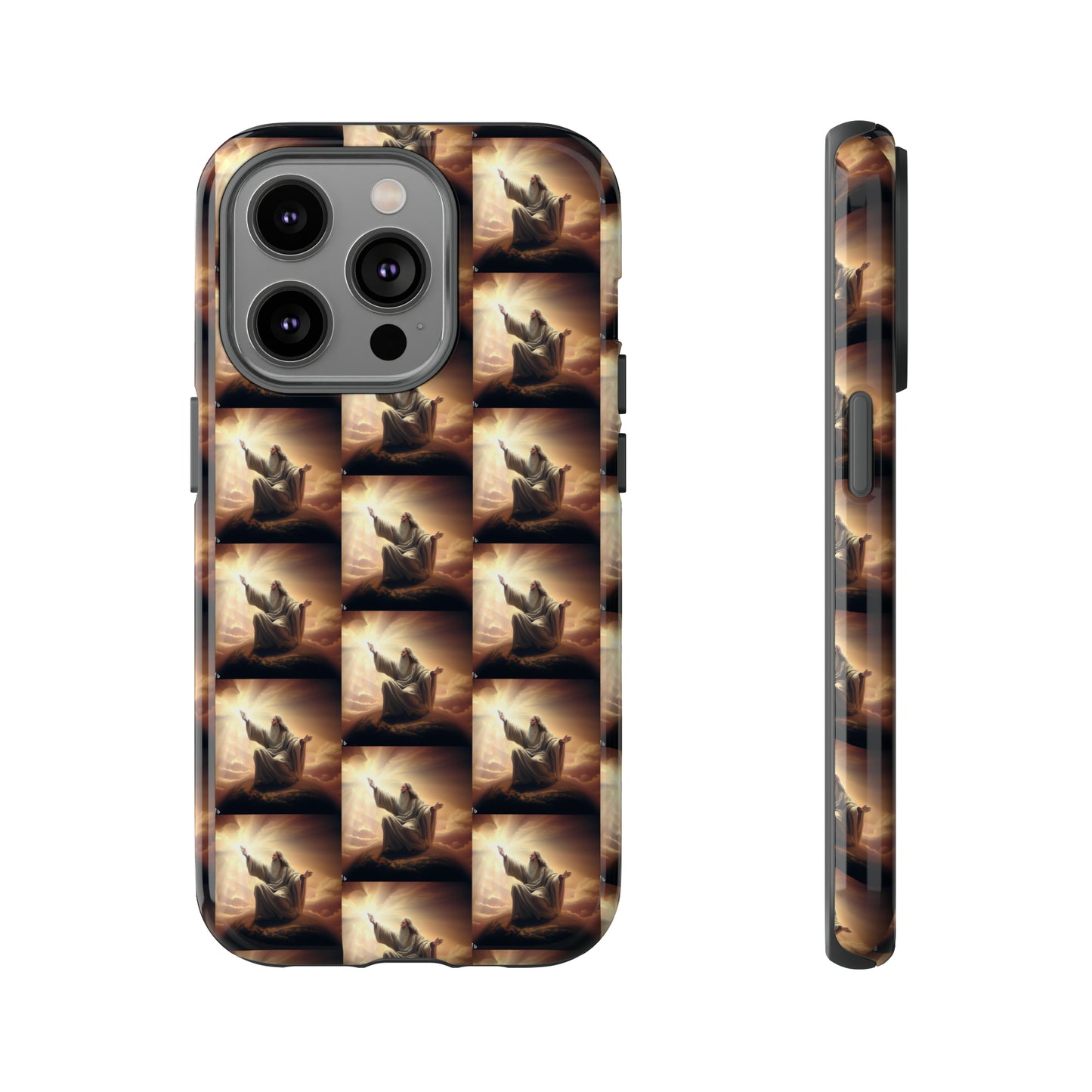 AImagination Collection iPhone Tough Case - "Let There Be Light" - The God Ball Originals by Chris Rabalais (2024)