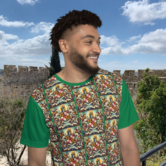 Maryland Vintage Christian Crusader - Premium Sports Jersey - USA - 100% Charity Benefit - The God Vote Collection by Chris Rabalais