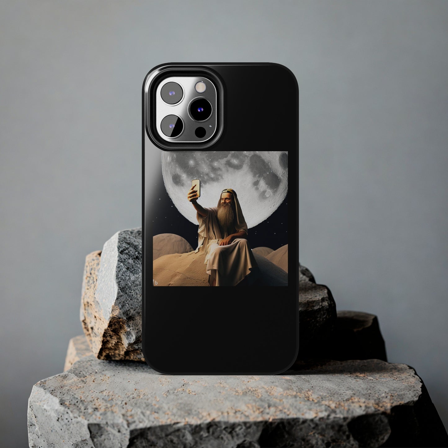 AImagination Collection iPhone Tough Case - "The Old and The New" - The God Ball Originals by Chris Rabalais (2024)