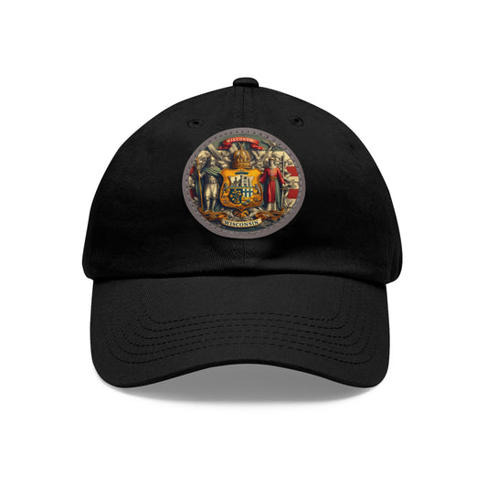 Wisconsin Vintage Christian Crusader Campaign Hat - Chino Twill Leather Logo - 100% Charity - The God Vote Collection by Chris Rabalais