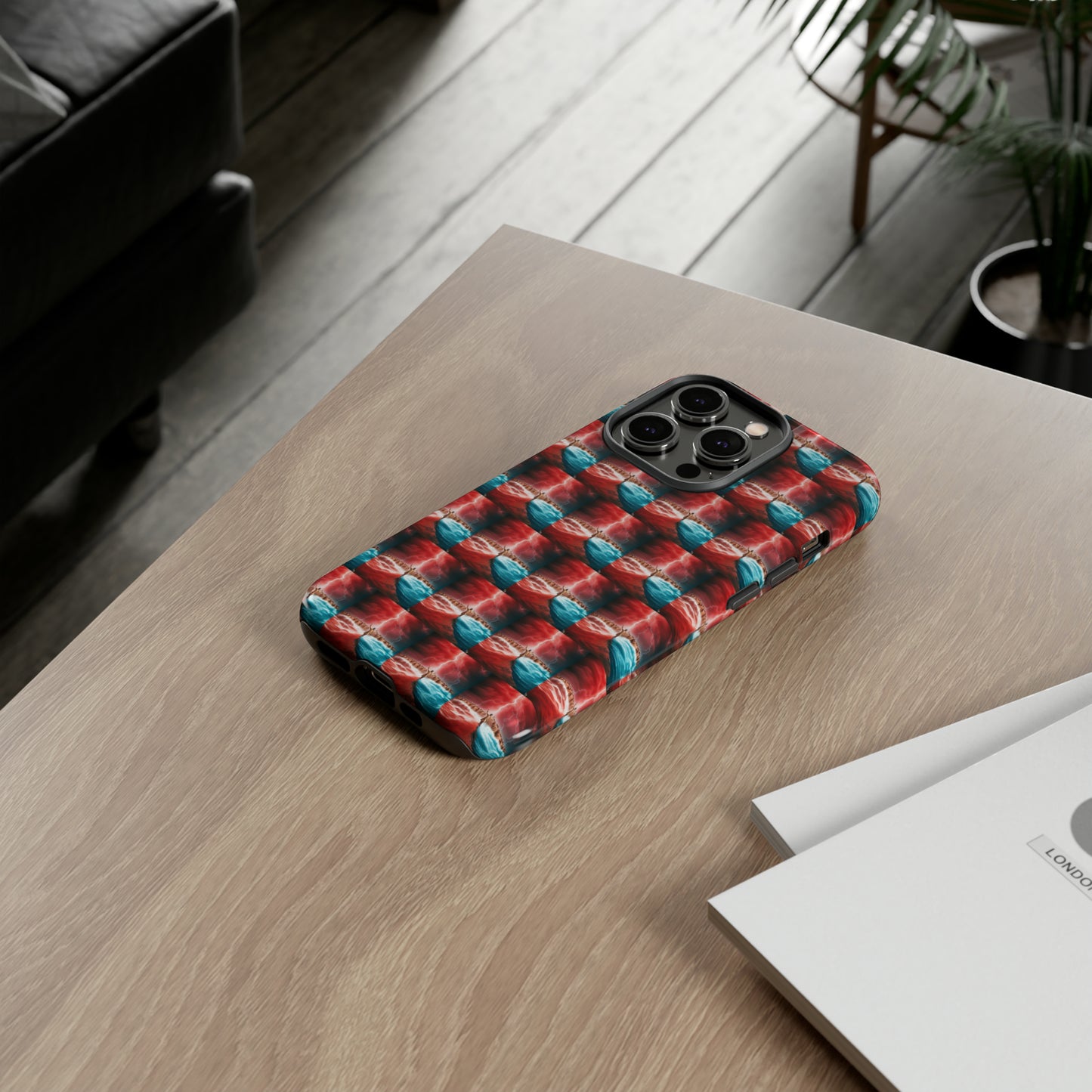 AImagination Collection iPhone Tough Case - "Standing in the Gap" - The God Ball Originals by Chris Rabalais (2024)