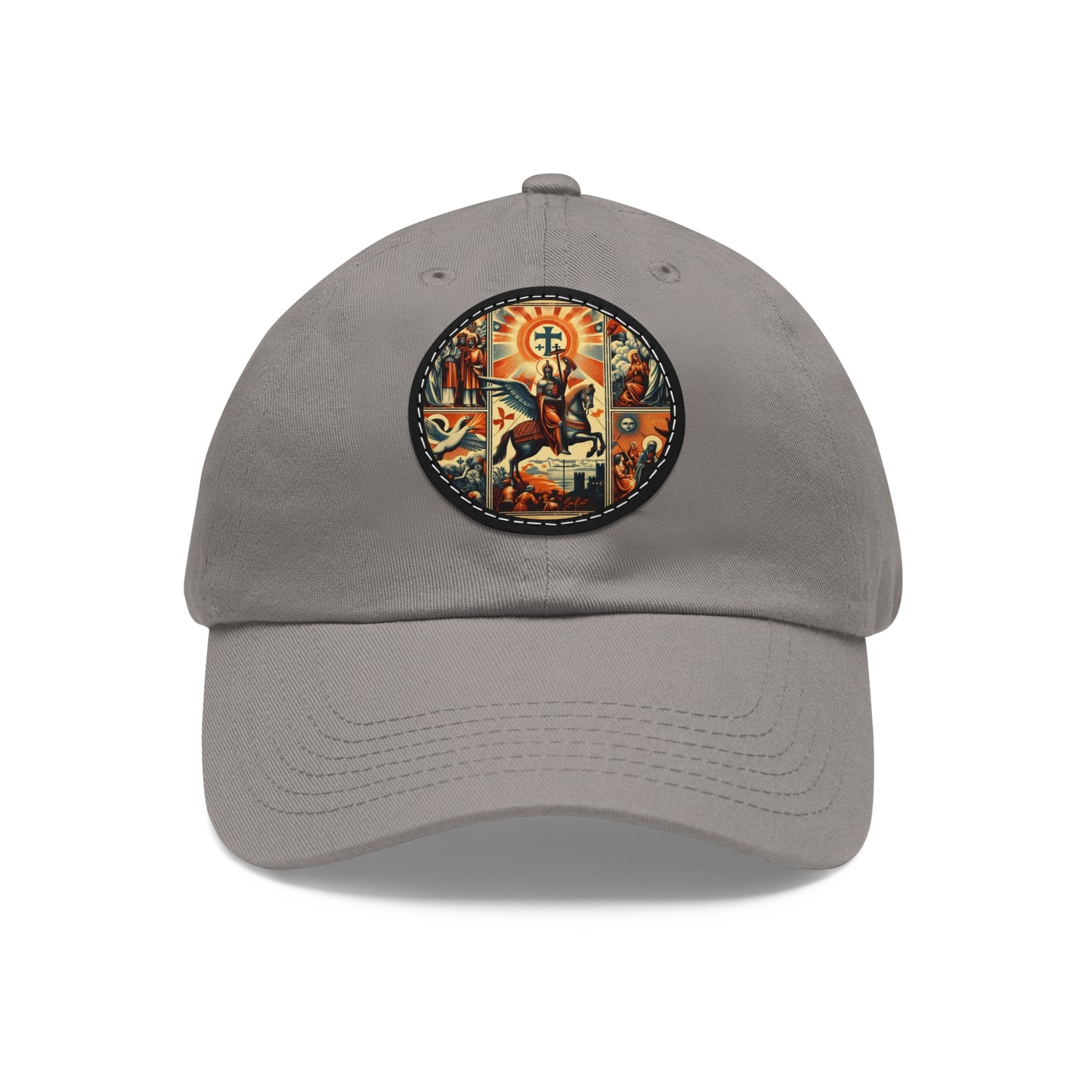 Mississippi Vintage Christian Crusader Campaign Hat - Chino Twill Leather Logo - 100% Charity - The God Vote Collection by Chris Rabalais