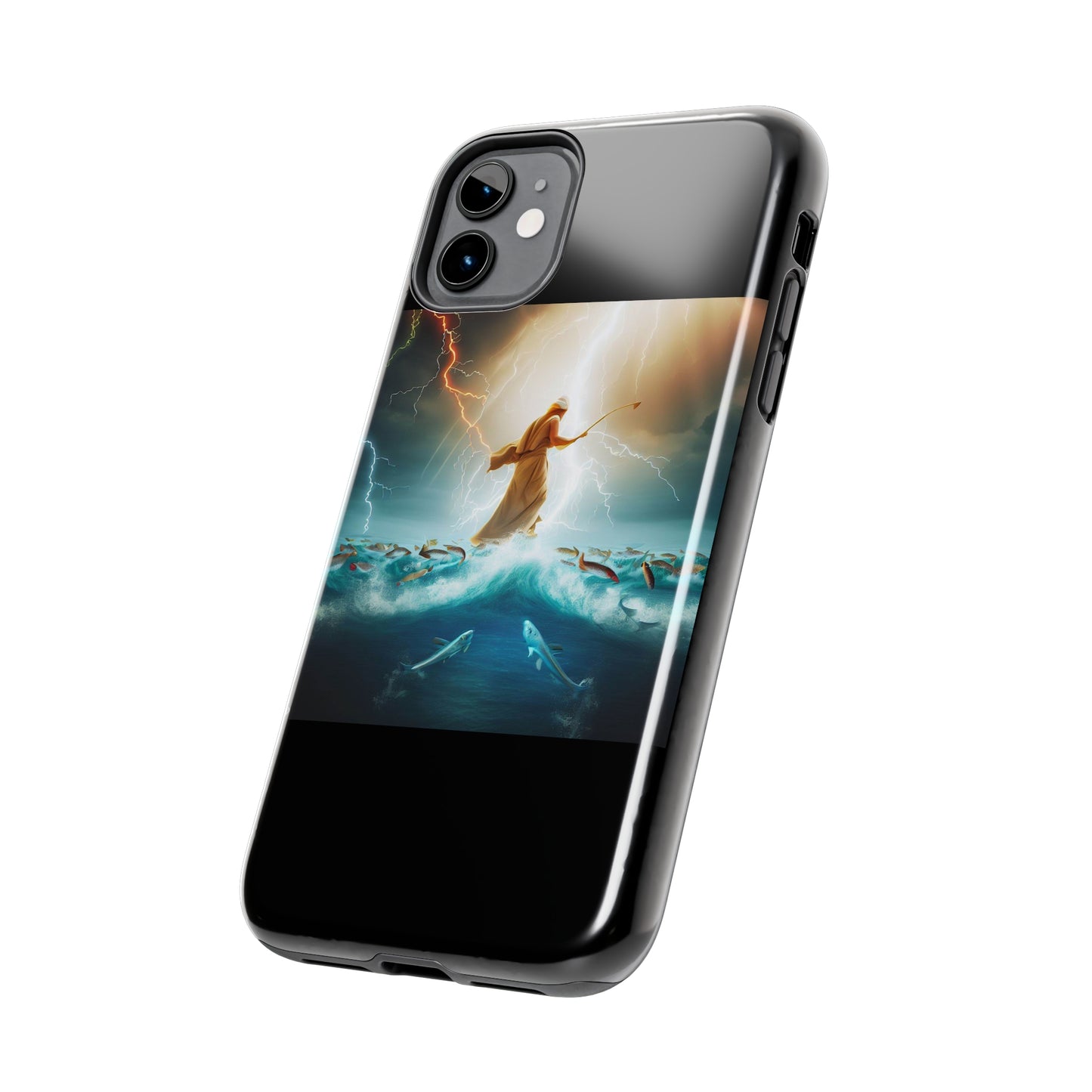 AImagination Collection iPhone Tough Case - "Fishing" - The God Ball Originals by Chris Rabalais (2024)