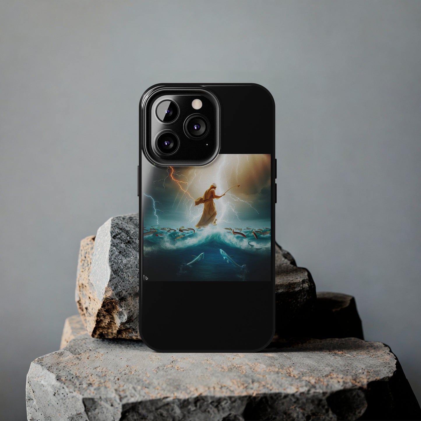 AImagination Collection iPhone Tough Case - "Fishing" - The God Ball Originals by Chris Rabalais (2024)