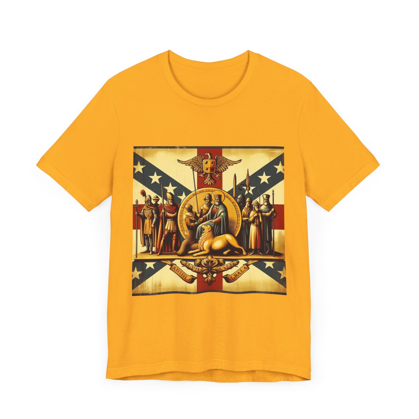 Alabama Vintage Christian Crusader - Unisex Jersey Tee - USA - 100% Charity Benefit - The God Vote Collection by Chris Rabalais