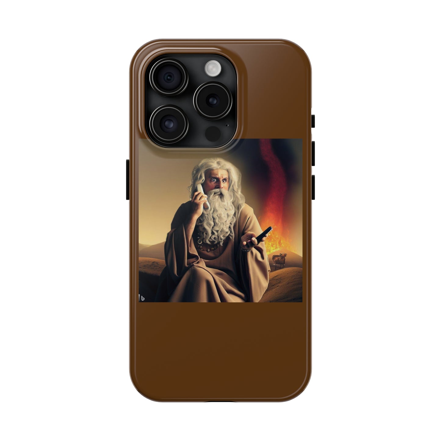 AImagination Collection iPhone Tough Case - "Warning Ignored" - The God Ball Originals by Chris Rabalais (2024)