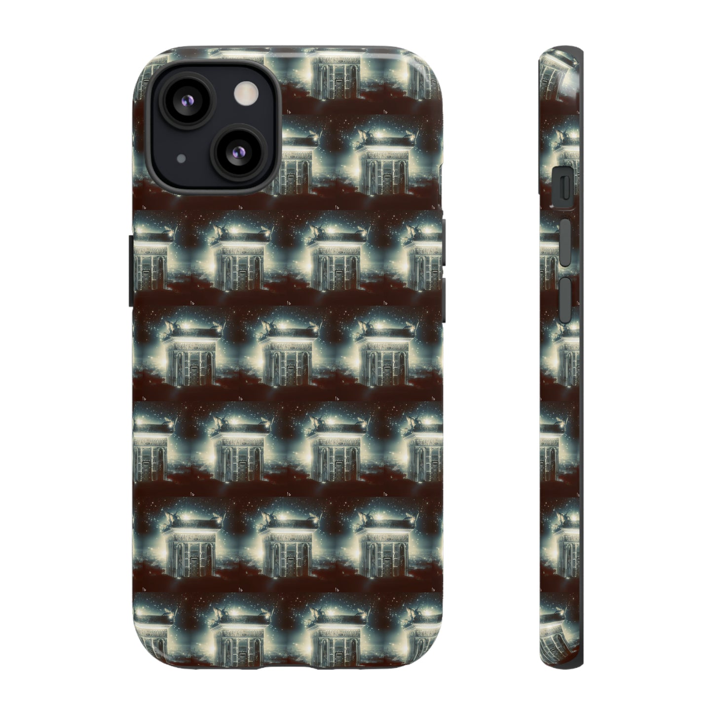 AImagination Collection iPhone Tough Cases - "The Temple" - The God Ball Originals by Chris Rabalais (2024)