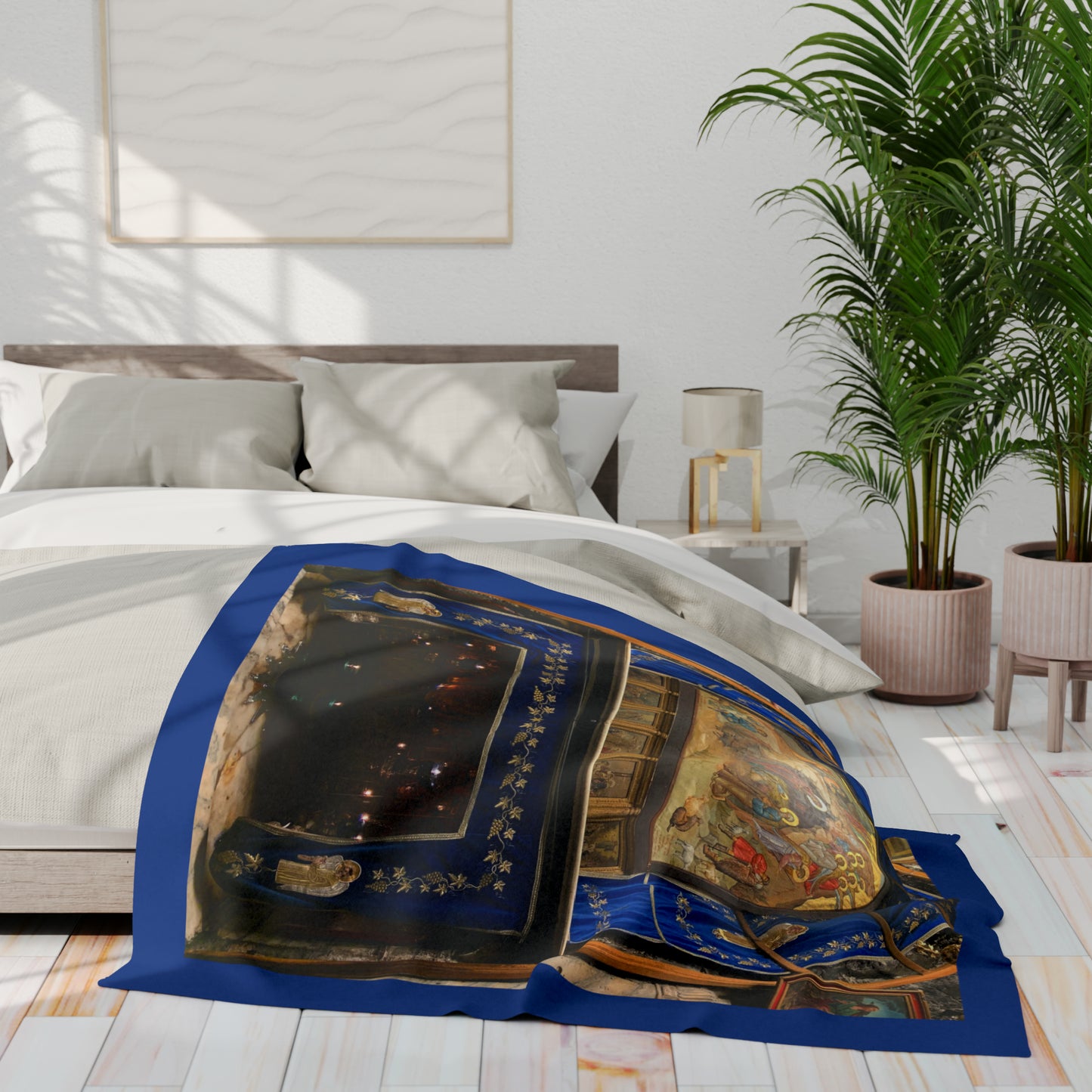 Holy Land Origins Arctic Fleece Blanket - Church of the Nativity at Bethlehem - The God Ball Originals by Chris Rabalais (2024)