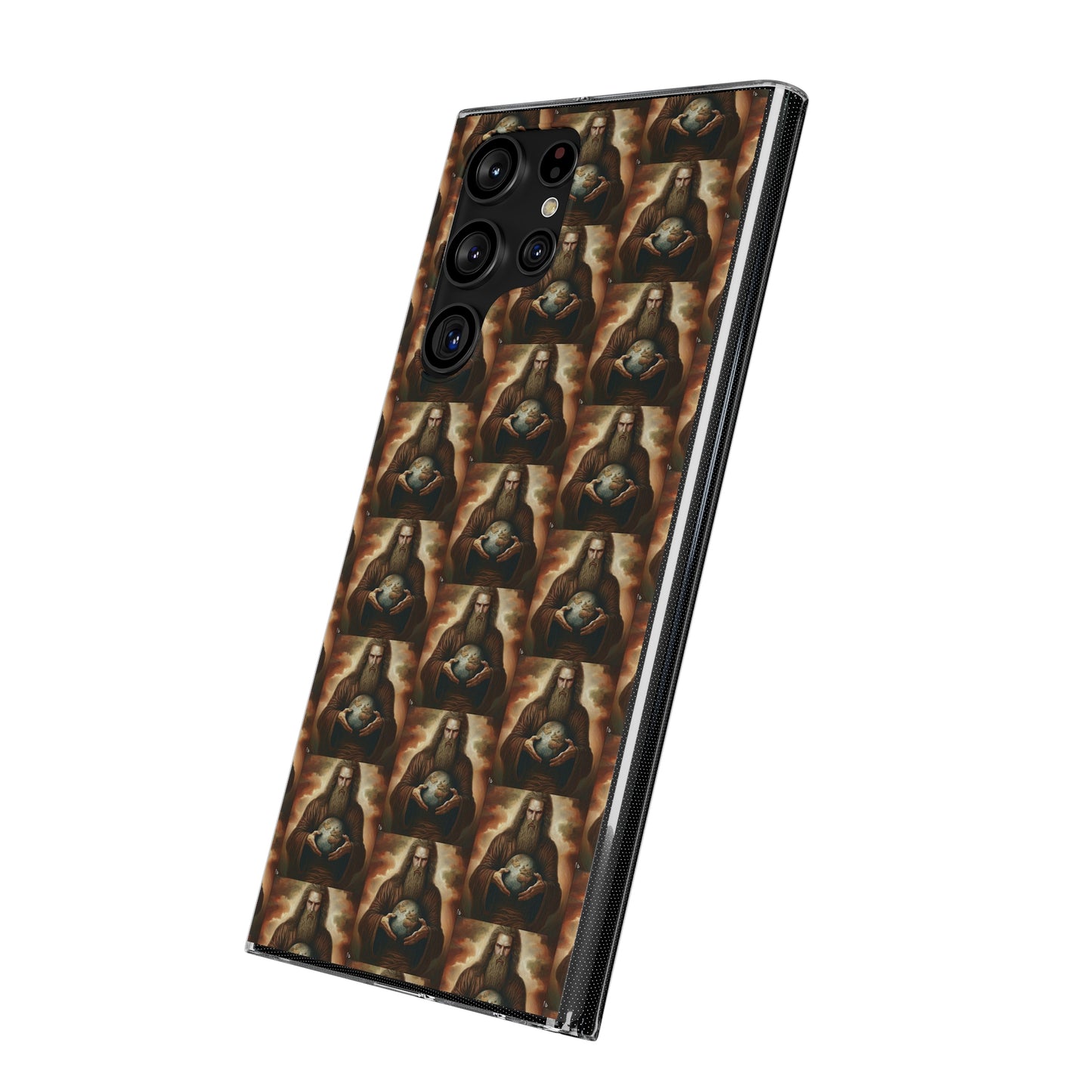 AImagination Collection Soft Phone Cases - "Yahweh's World" - The God Ball Originals by Chris Rabalais (2024)