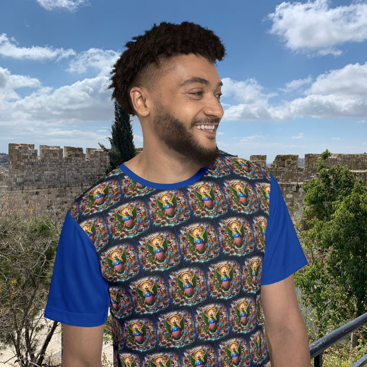 Virgin Islands Vintage Christian Crusader - Premium Sports Jersey - USA - 100% Charity Benefit - The God Vote Collection by Chris Rabalais