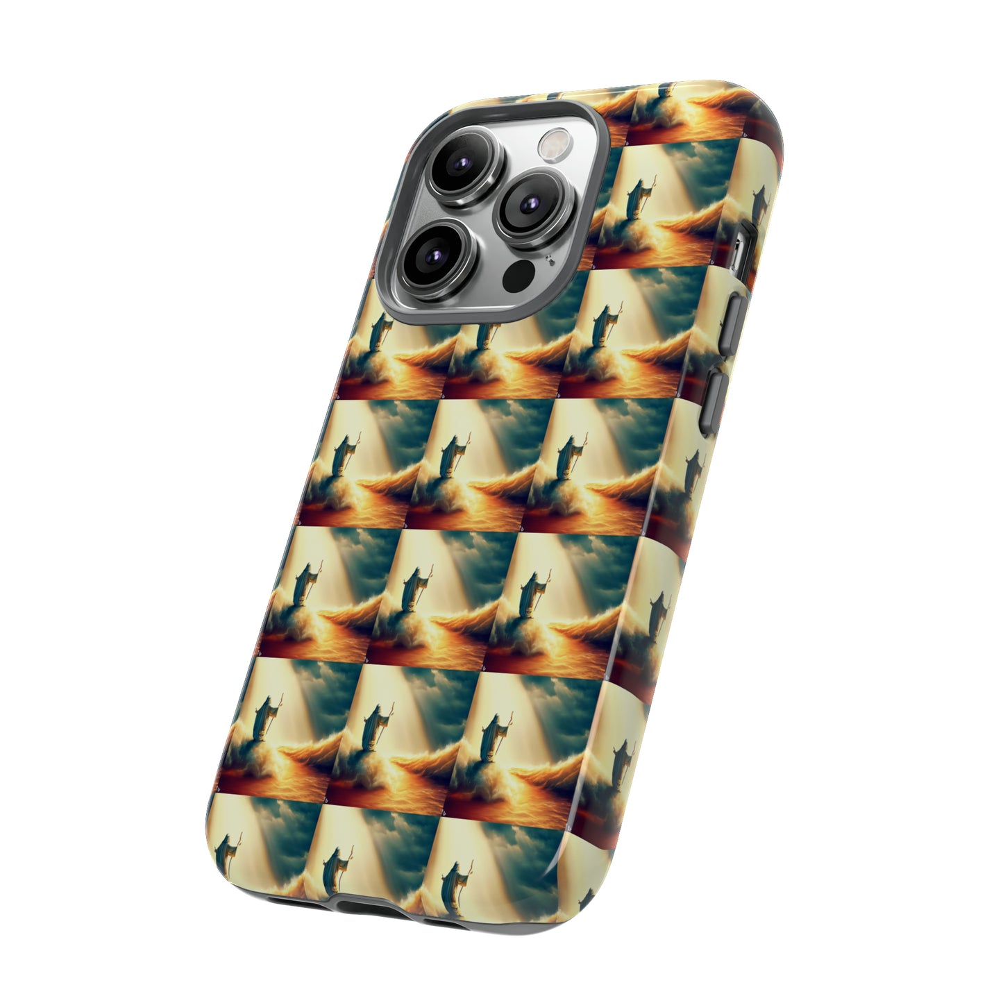 AImagination Collection iPhone Tough Case - "Parting the Sea" - The God Ball Originals by Chris Rabalais (2024)