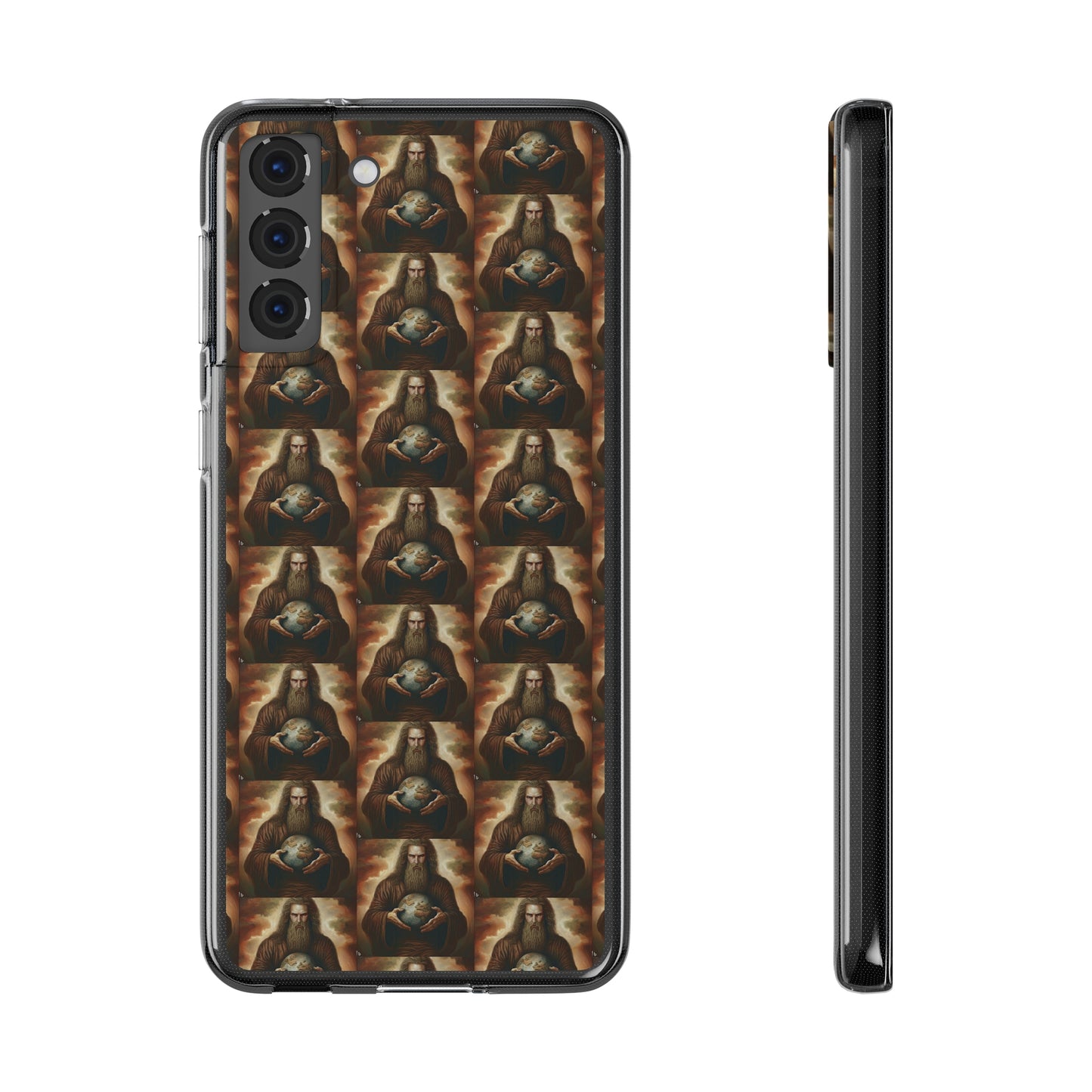 AImagination Collection Soft Phone Cases - "Yahweh's World" - The God Ball Originals by Chris Rabalais (2024)
