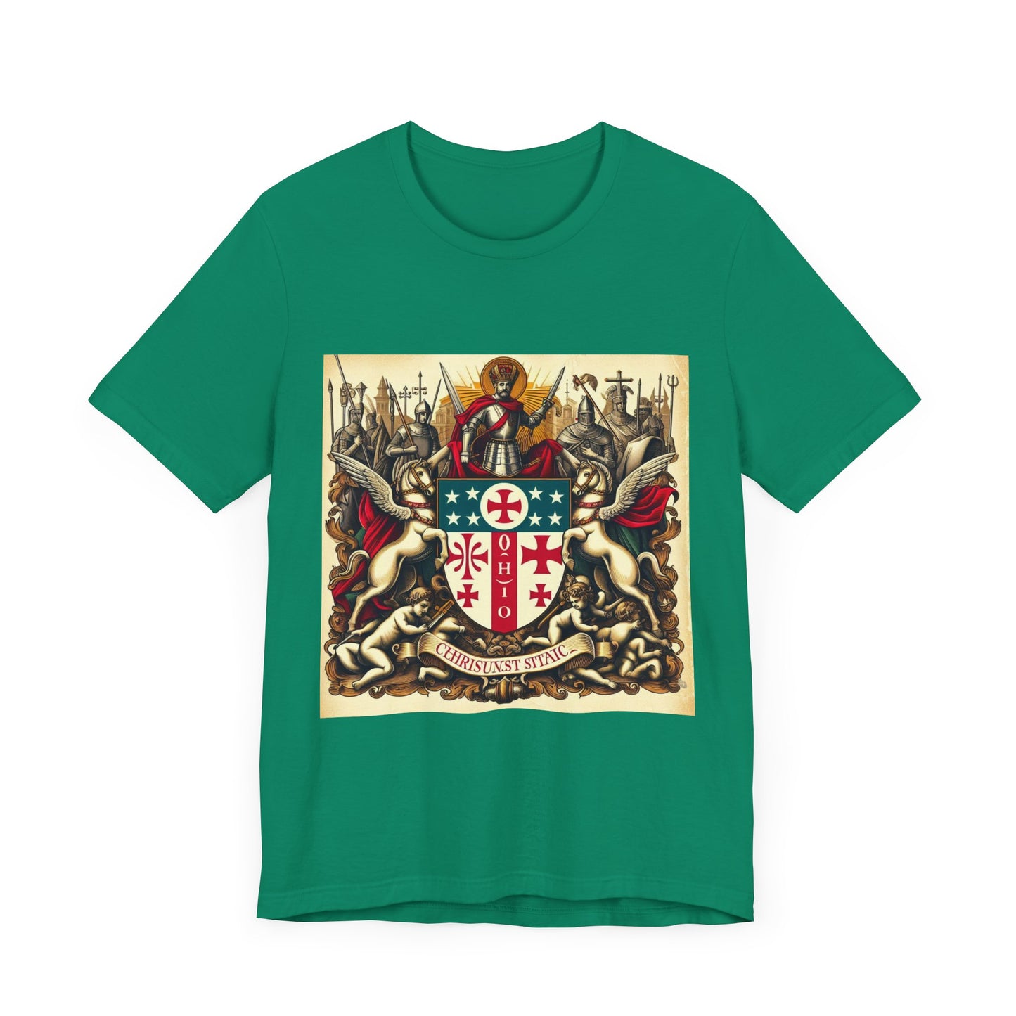 Ohio Vintage Christian Crusader - Unisex Jersey Tee - USA - 100% Charity Benefit - The God Vote Collection by Chris Rabalais