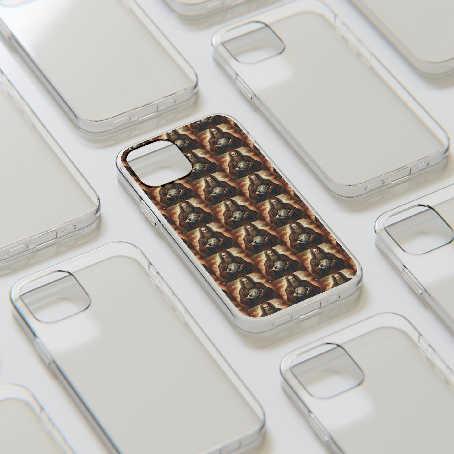 AImagination Collection Soft Phone Cases - "Yahweh's World" - The God Ball Originals by Chris Rabalais (2024)