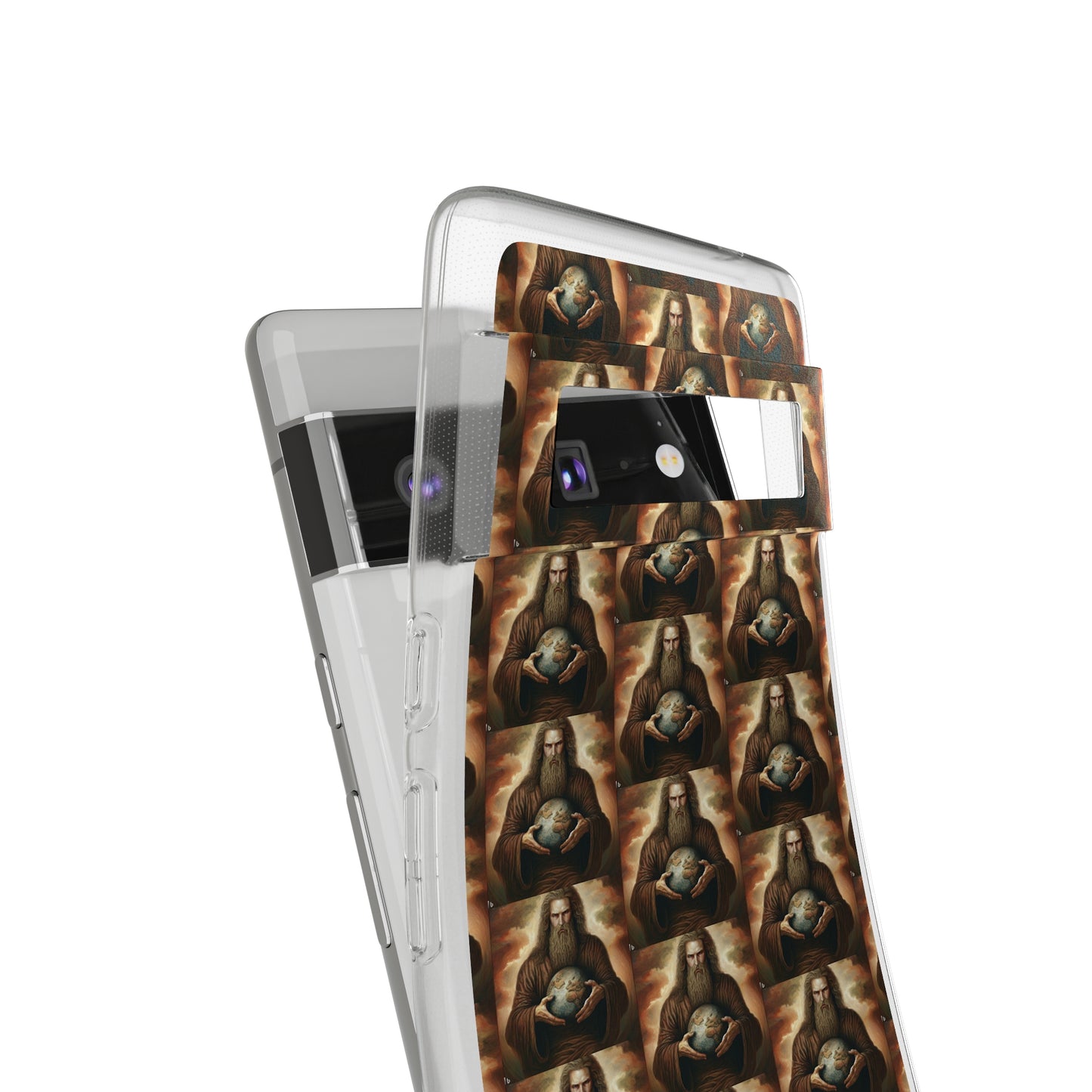 AImagination Collection Soft Phone Cases - "Yahweh's World" - The God Ball Originals by Chris Rabalais (2024)
