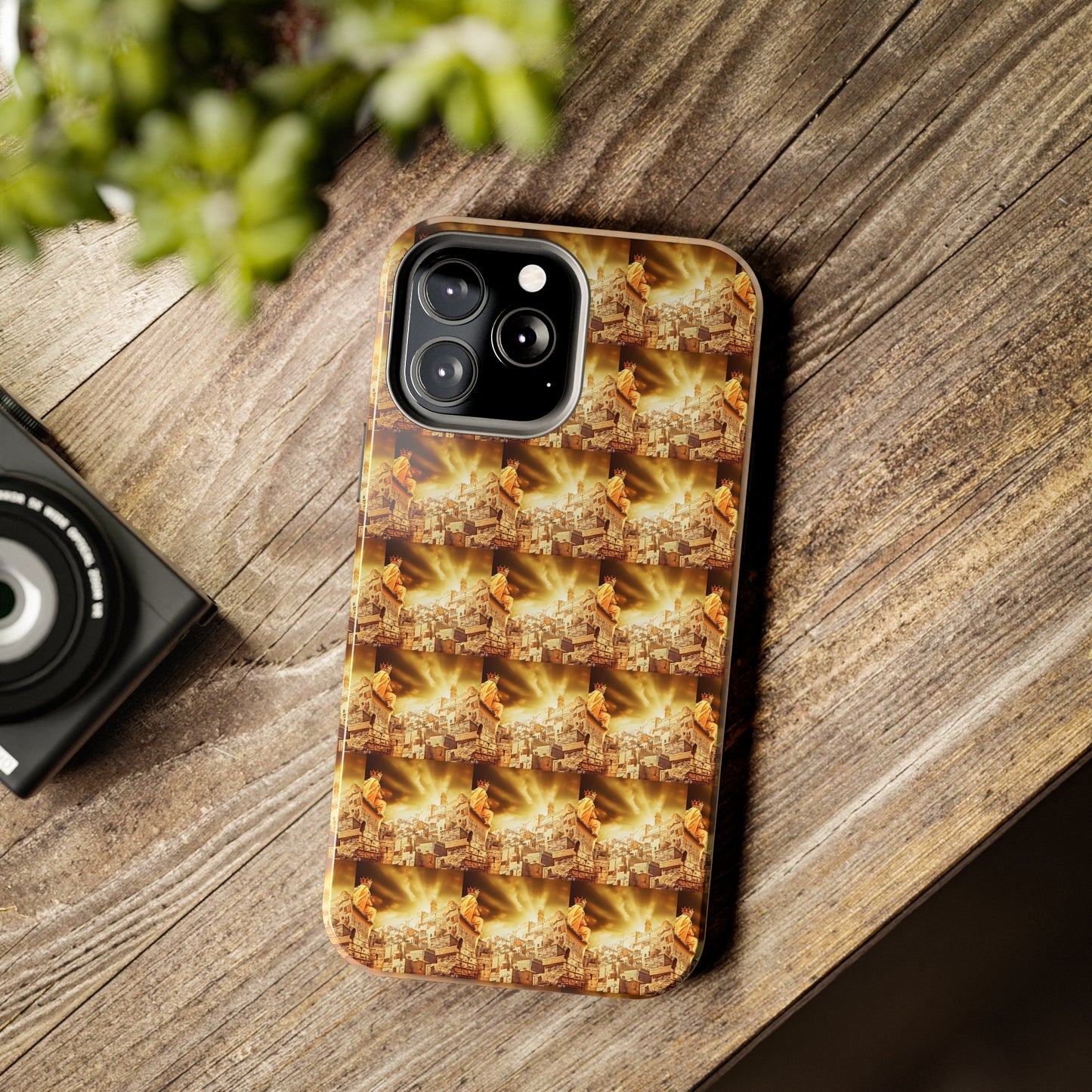 AImagination Collection Apple iPhone Tough Case - "The Golden Kingdom" - The God Ball Originals by Chris Rabalais