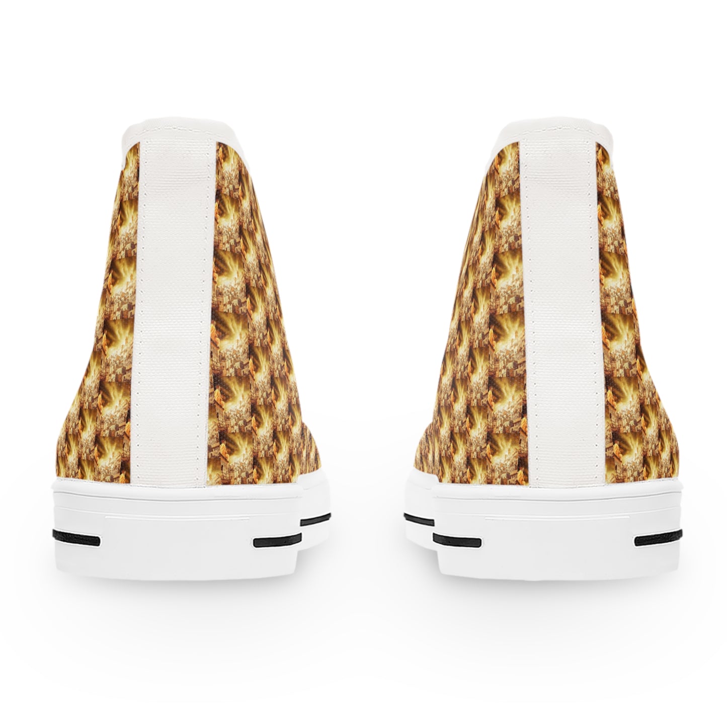 AImagination Collection Women's High Top Sneakers - "The Golden Kingdom" - The God Ball Originals by Chris Rabalais (2024)
