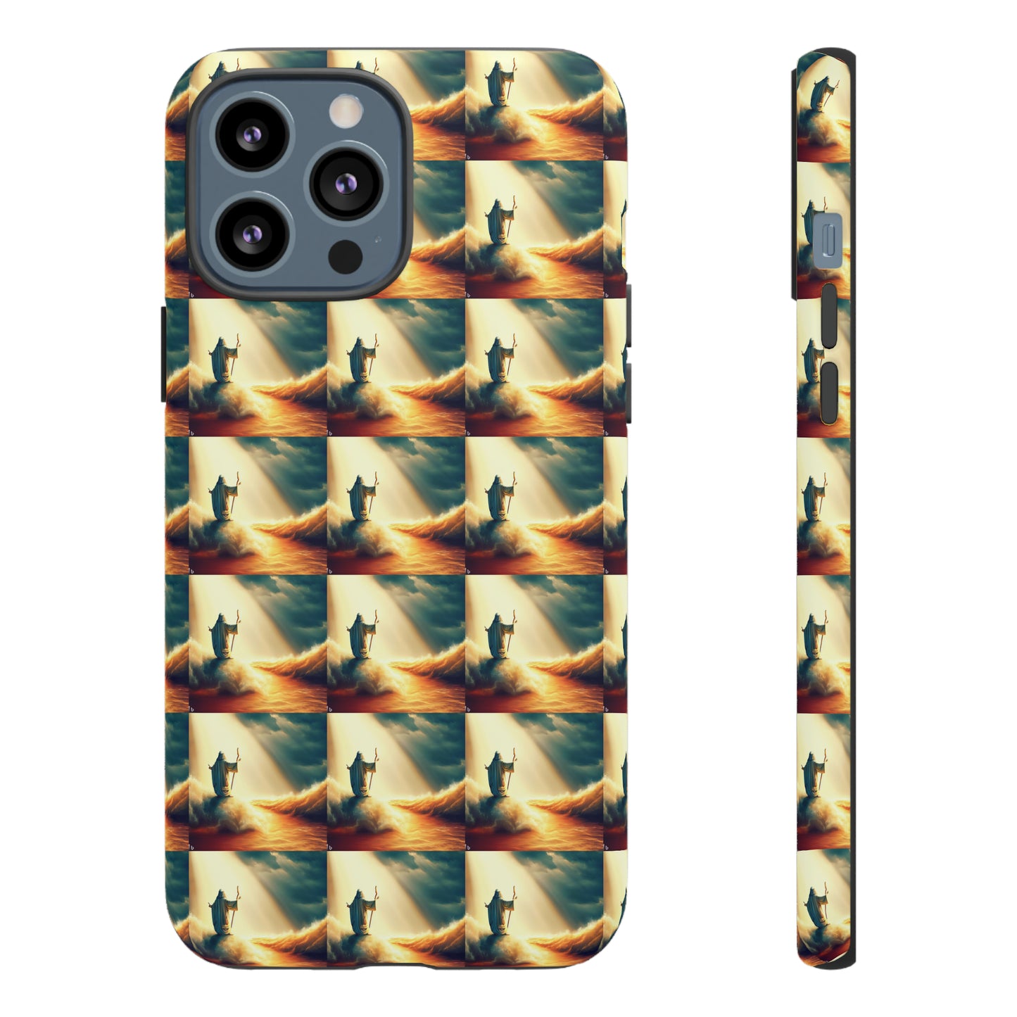 AImagination Collection iPhone Tough Case - "Parting the Sea" - The God Ball Originals by Chris Rabalais (2024)