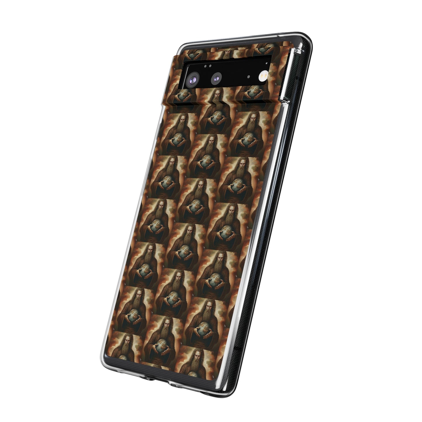 AImagination Collection Soft Phone Cases - "Yahweh's World" - The God Ball Originals by Chris Rabalais (2024)