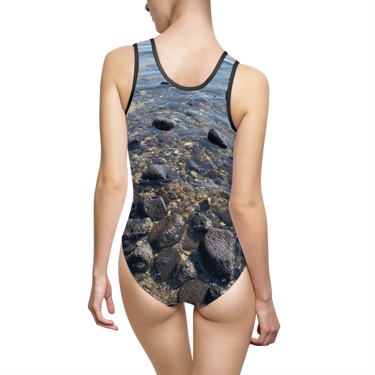 Holy Land Origins - Sea of Galilee (Israel) Women's Classic One-Piece Swimsuit - The God Ball Originals by Chris Rabalais (2024)