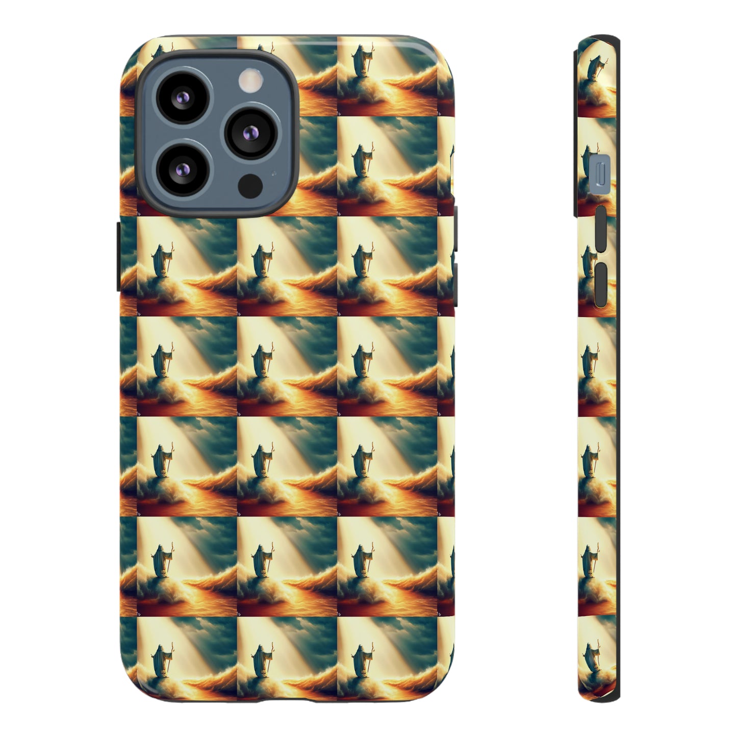 AImagination Collection iPhone Tough Case - "Parting the Sea" - The God Ball Originals by Chris Rabalais (2024)