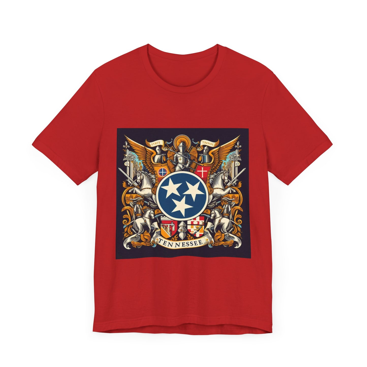 Tennessee Vintage Christian Crusader - Unisex Jersey Tee - USA - 100% Charity Benefit - The God Vote Collection by Chris Rabalais