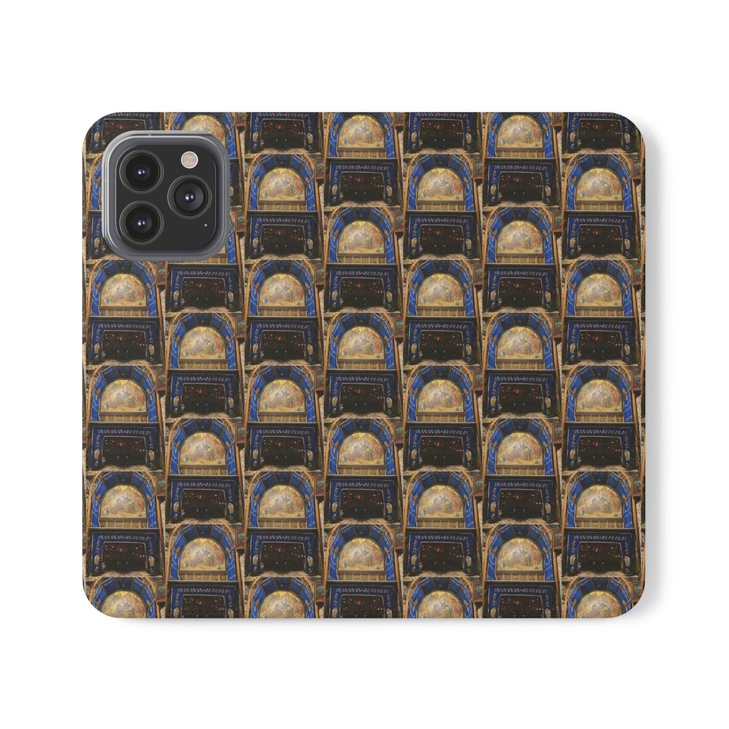 Holy Land Origins Apple iPhone Flip Cases - Church of the Nativity at Bethlehem - The God Ball Originals by Chris Rabalais (2024)