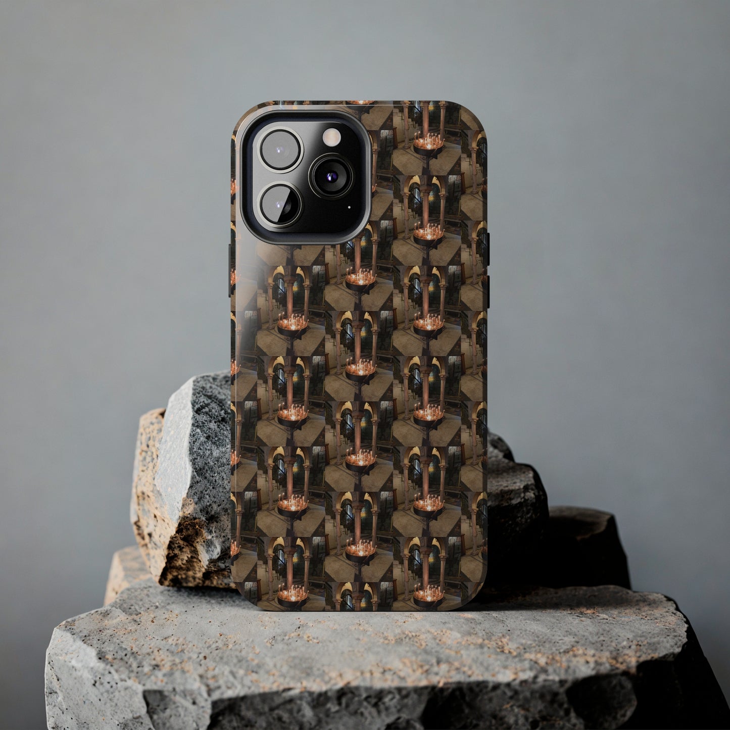 Holy Land Origins Apple iPhone Tough Case - Church of the Holy Sepulchre at Jerusalem - The God Ball Originals by Chris Rabalais (2024)