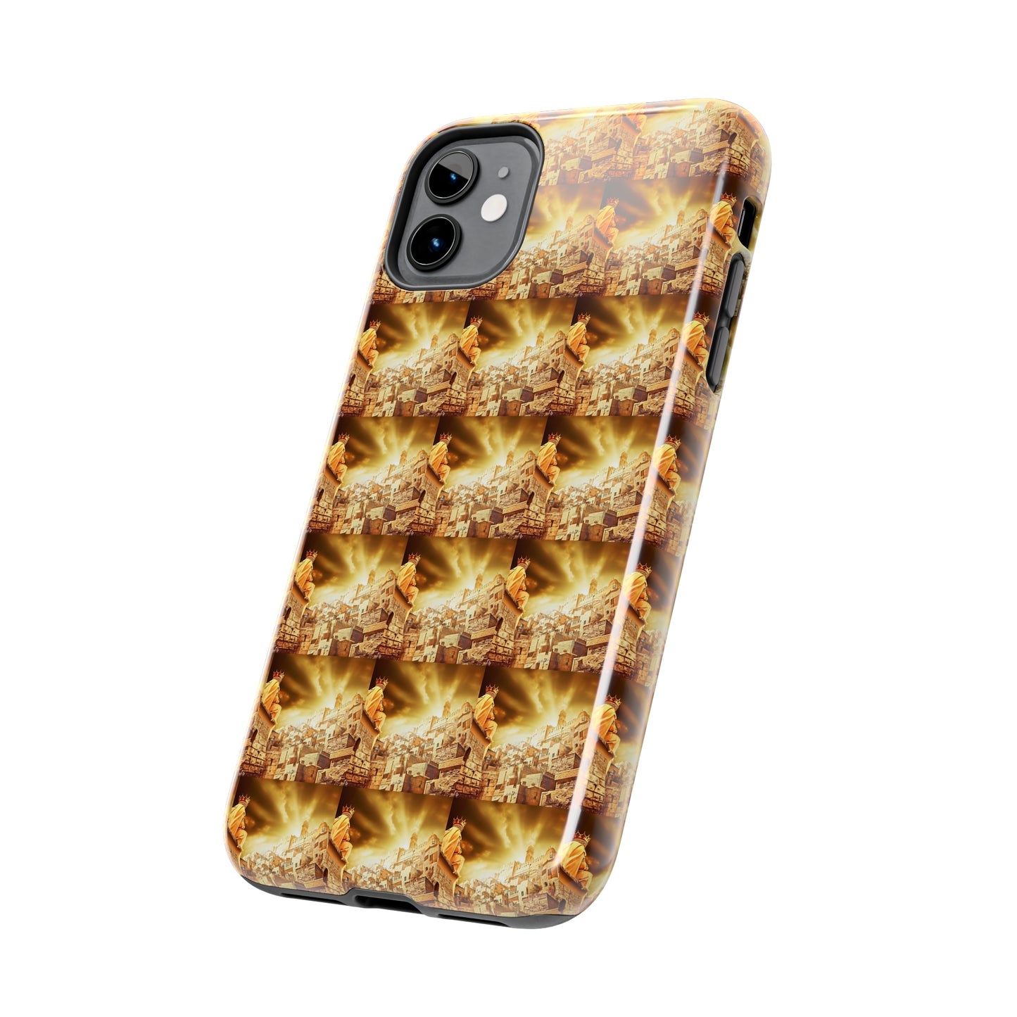 AImagination Collection Apple iPhone Tough Case - "The Golden Kingdom" - The God Ball Originals by Chris Rabalais