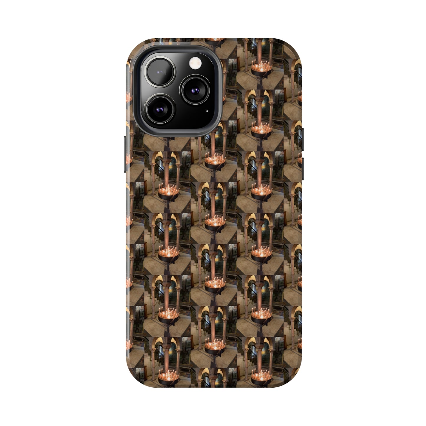 Holy Land Origins Apple iPhone Tough Case - Church of the Holy Sepulchre at Jerusalem - The God Ball Originals by Chris Rabalais (2024)
