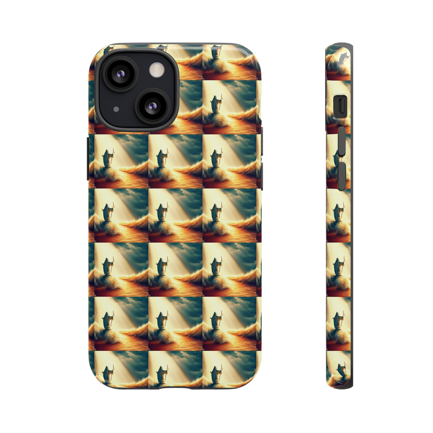 AImagination Collection iPhone Tough Case - "Parting the Sea" - The God Ball Originals by Chris Rabalais (2024)