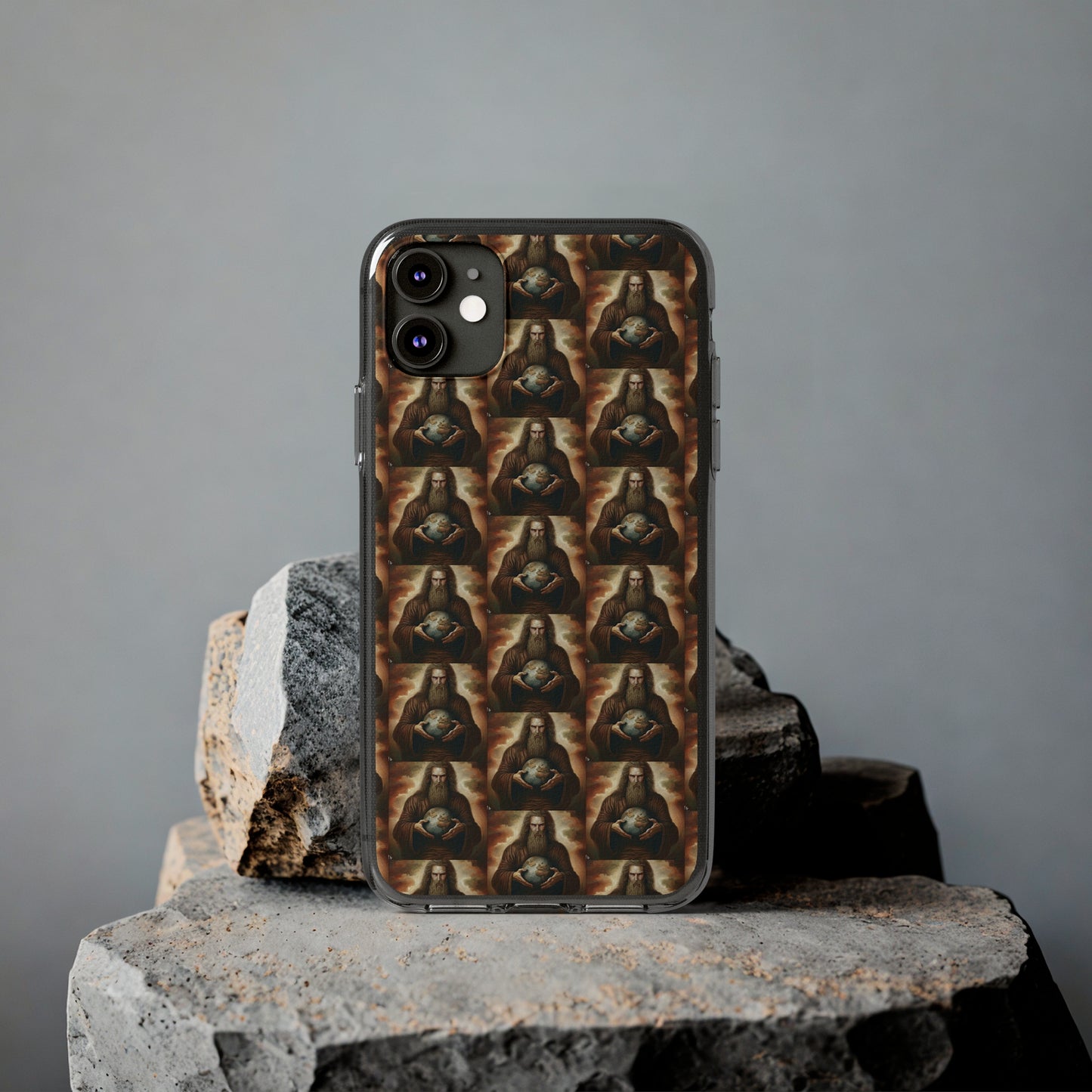 AImagination Collection Soft Phone Cases - "Yahweh's World" - The God Ball Originals by Chris Rabalais (2024)