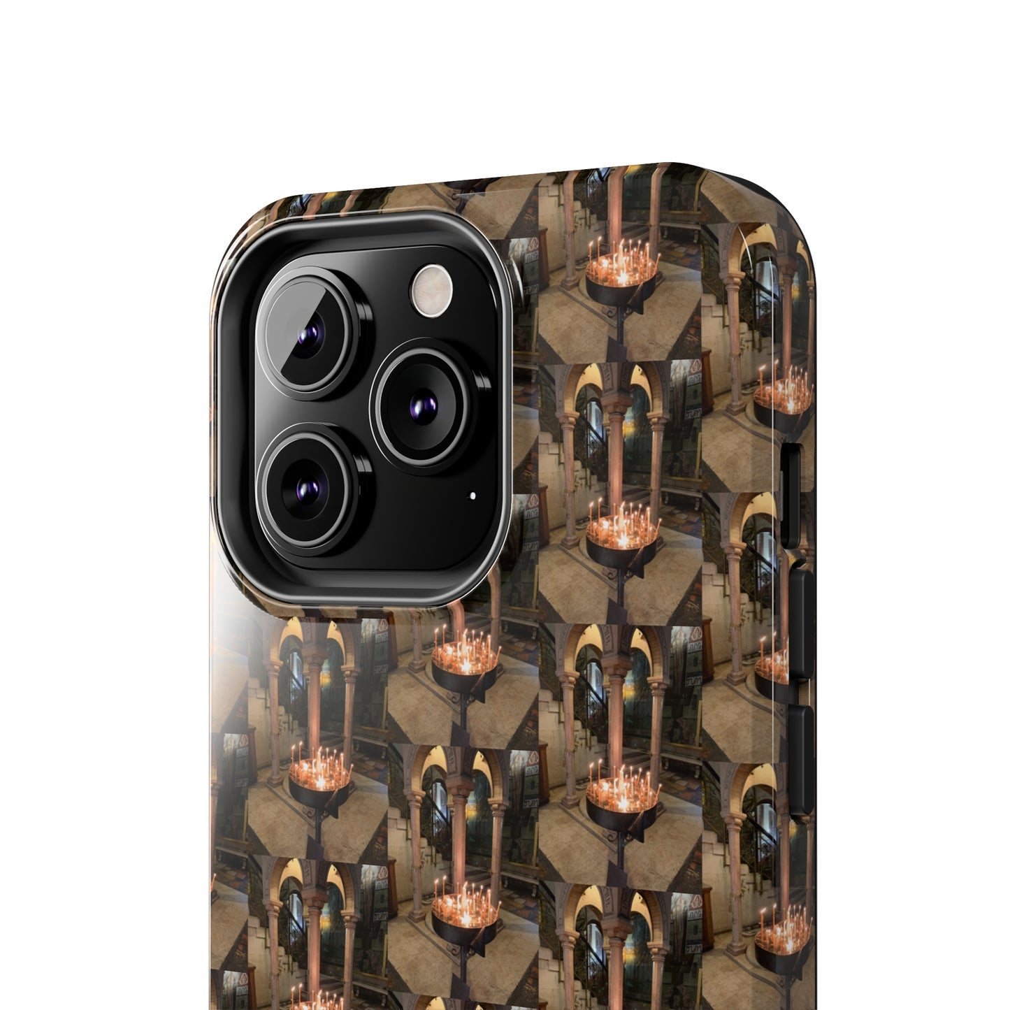 Holy Land Origins Apple iPhone Tough Case - Church of the Holy Sepulchre at Jerusalem - The God Ball Originals by Chris Rabalais (2024)