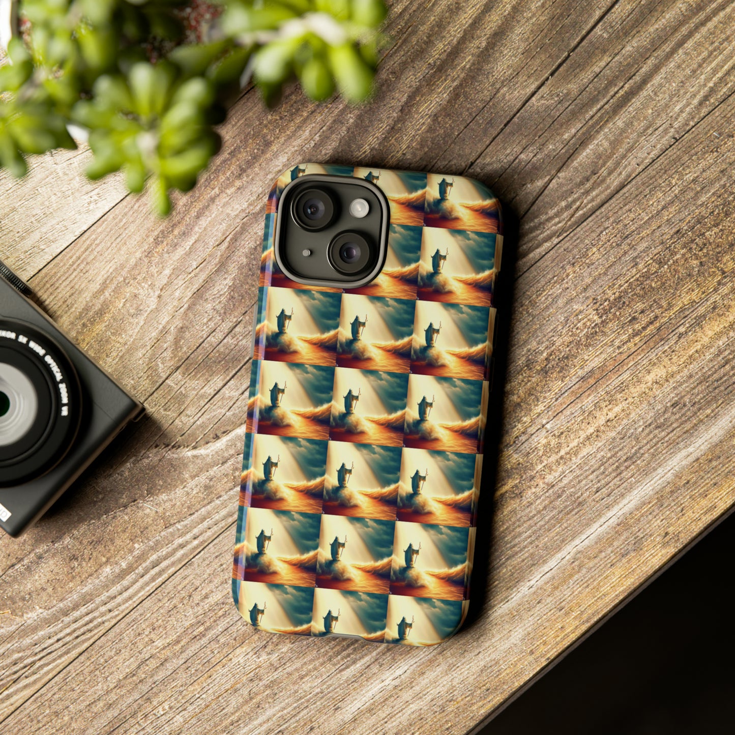 AImagination Collection iPhone Tough Case - "Parting the Sea" - The God Ball Originals by Chris Rabalais (2024)
