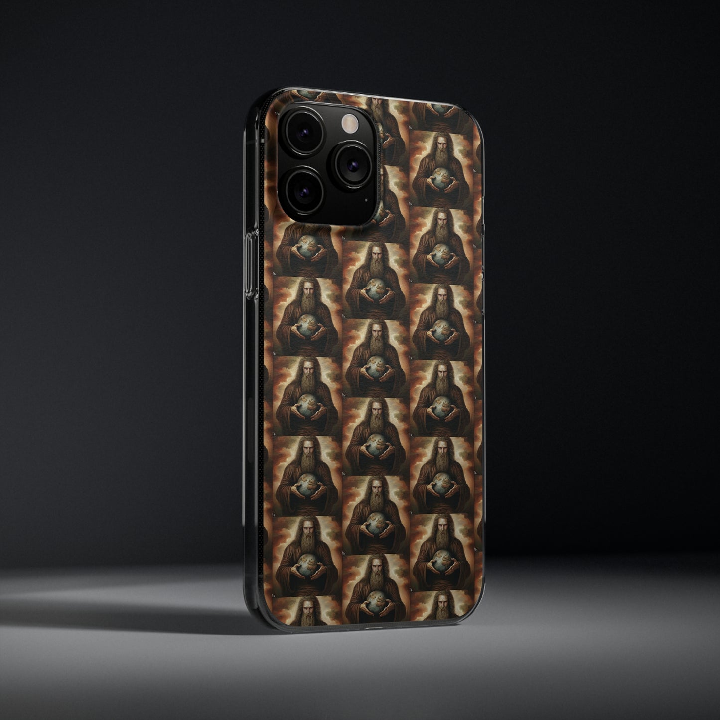 AImagination Collection Soft Phone Cases - "Yahweh's World" - The God Ball Originals by Chris Rabalais (2024)