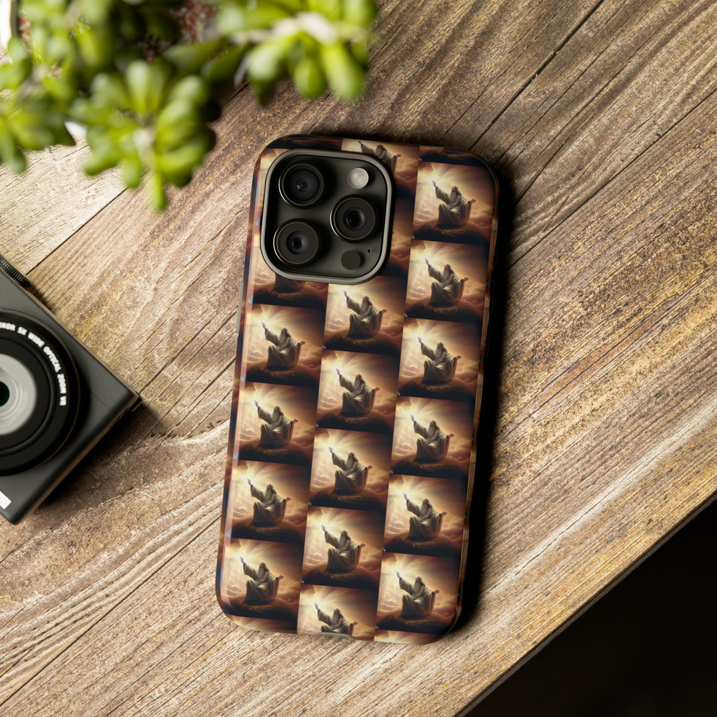 AImagination Collection iPhone Tough Case - "Let There Be Light" - The God Ball Originals by Chris Rabalais (2024)