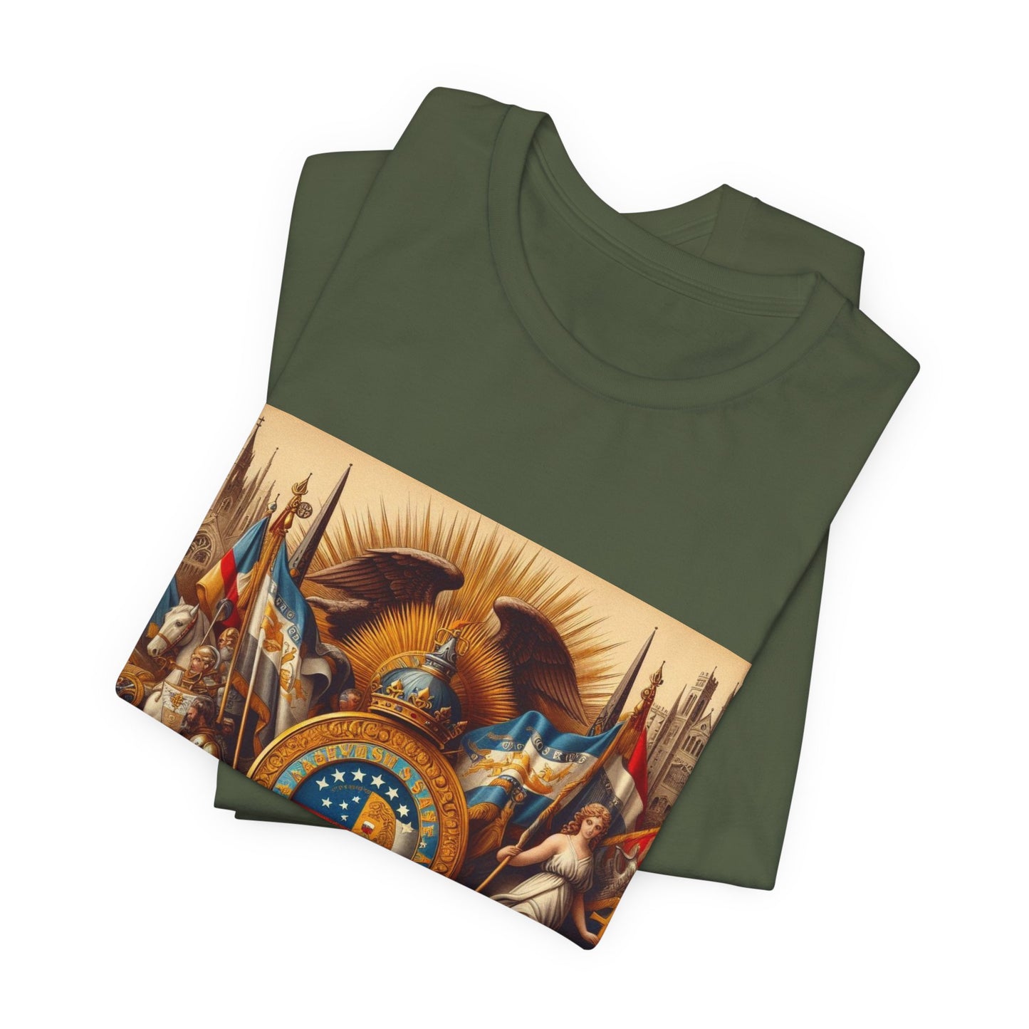 Missouri Vintage Christian Crusader - Unisex Jersey Tee - USA - 100% Charity Benefit - The God Vote Collection by Chris Rabalais