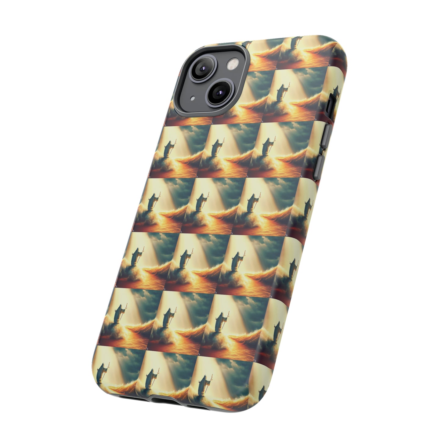AImagination Collection iPhone Tough Case - "Parting the Sea" - The God Ball Originals by Chris Rabalais (2024)