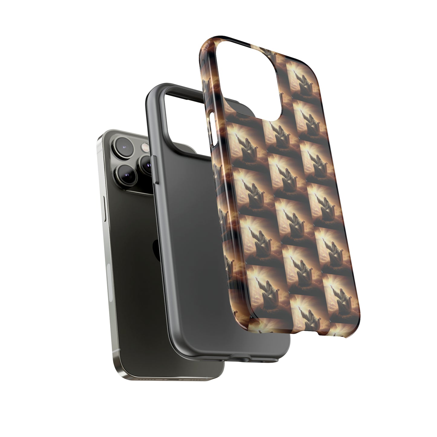AImagination Collection iPhone Tough Case - "Let There Be Light" - The God Ball Originals by Chris Rabalais (2024)