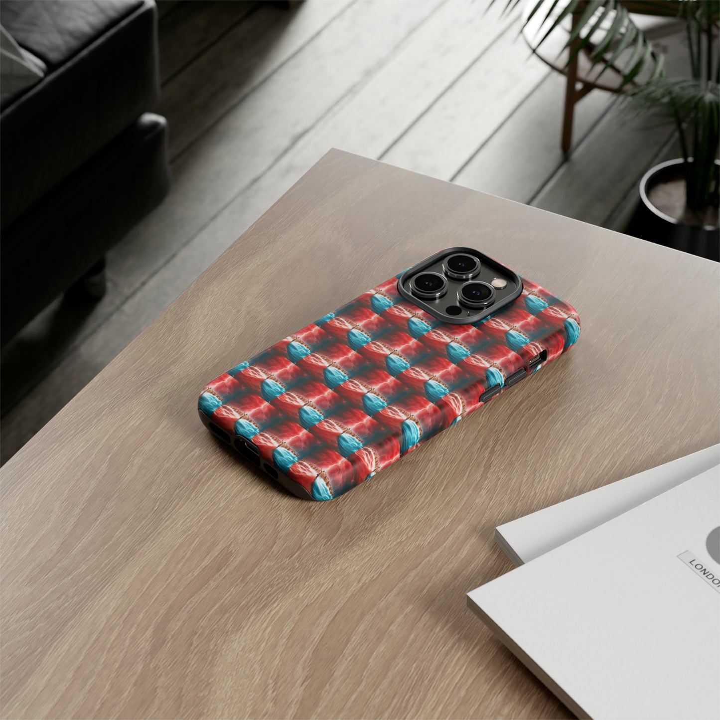 AImagination Collection iPhone Tough Case - "Standing in the Gap" - The God Ball Originals by Chris Rabalais (2024)