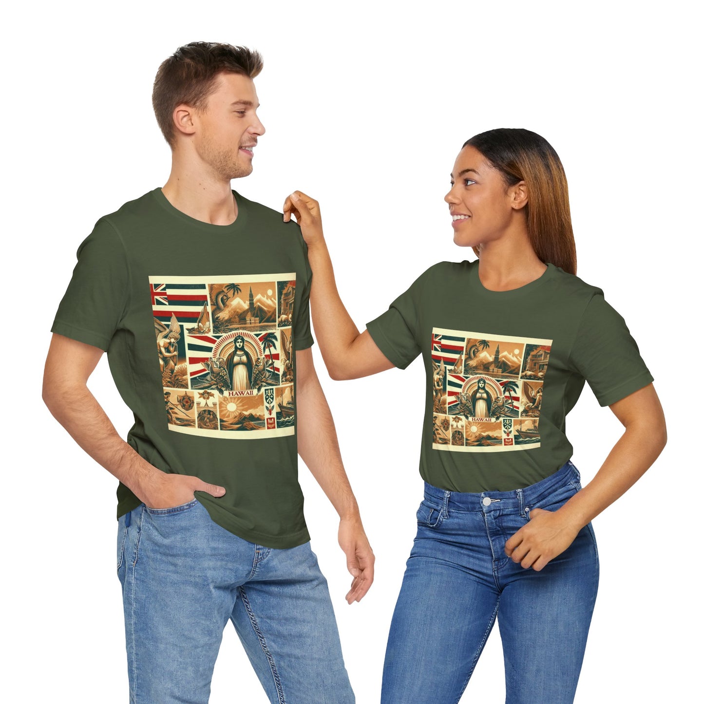 Hawaii Vintage Christian Crusader - Unisex Jersey Tee - USA - 100% Charity Benefit - The God Vote Collection by Chris Rabalais
