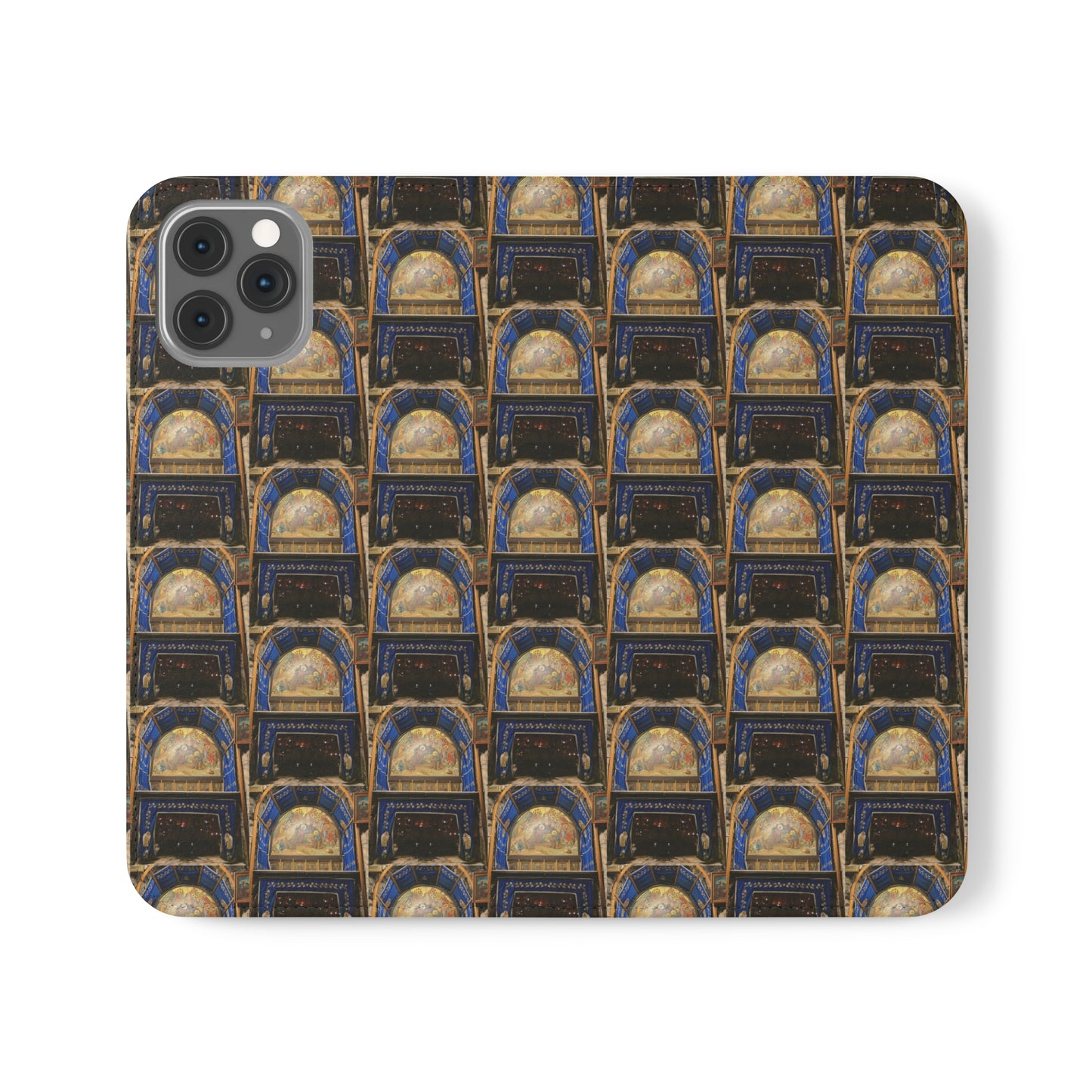 Holy Land Origins Apple iPhone Flip Cases - Church of the Nativity at Bethlehem - The God Ball Originals by Chris Rabalais (2024)