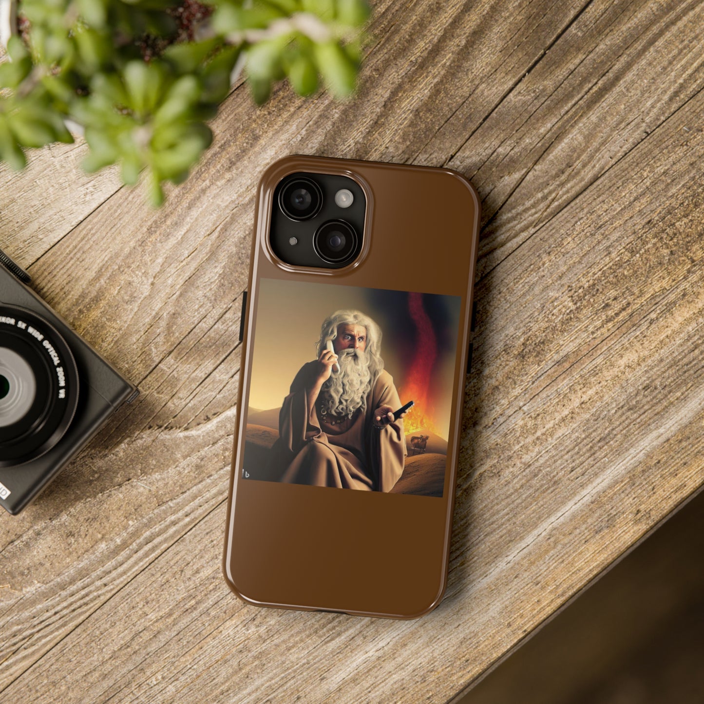 AImagination Collection iPhone Tough Case - "Warning Ignored" - The God Ball Originals by Chris Rabalais (2024)
