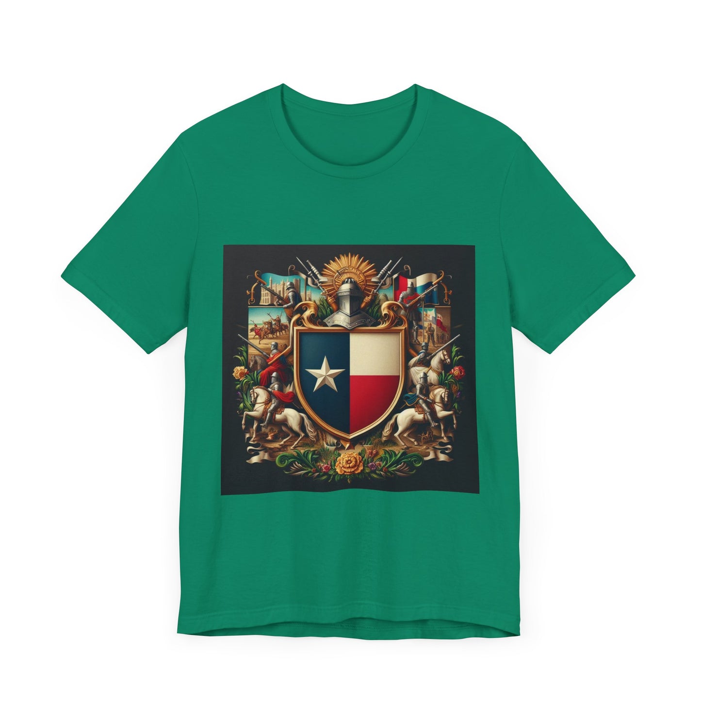 Texas Vintage Christian Crusader - Unisex Jersey Tee - USA - 100% Charity Benefit - The God Vote Collection by Chris Rabalais