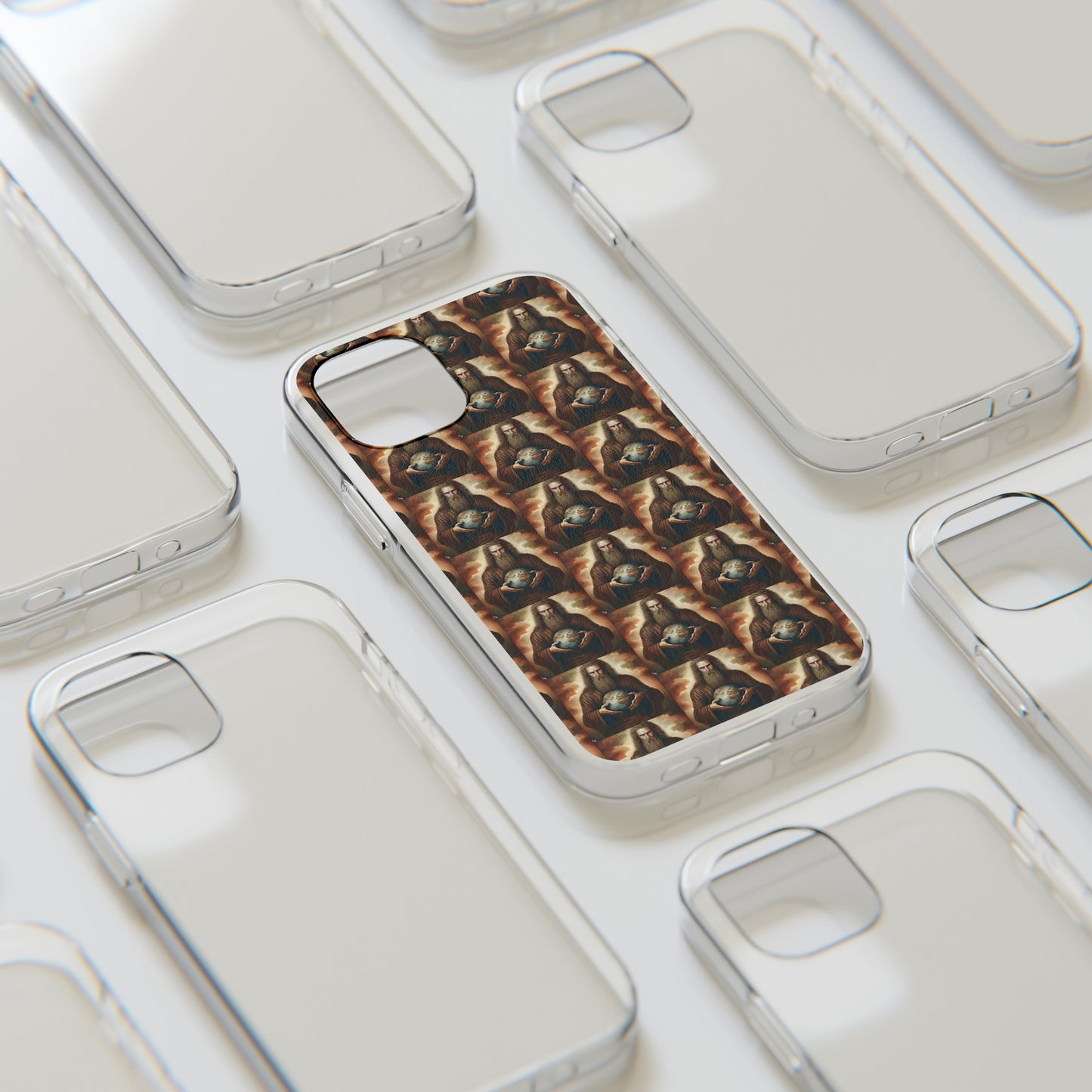 AImagination Collection Soft Phone Cases - "Yahweh's World" - The God Ball Originals by Chris Rabalais (2024)